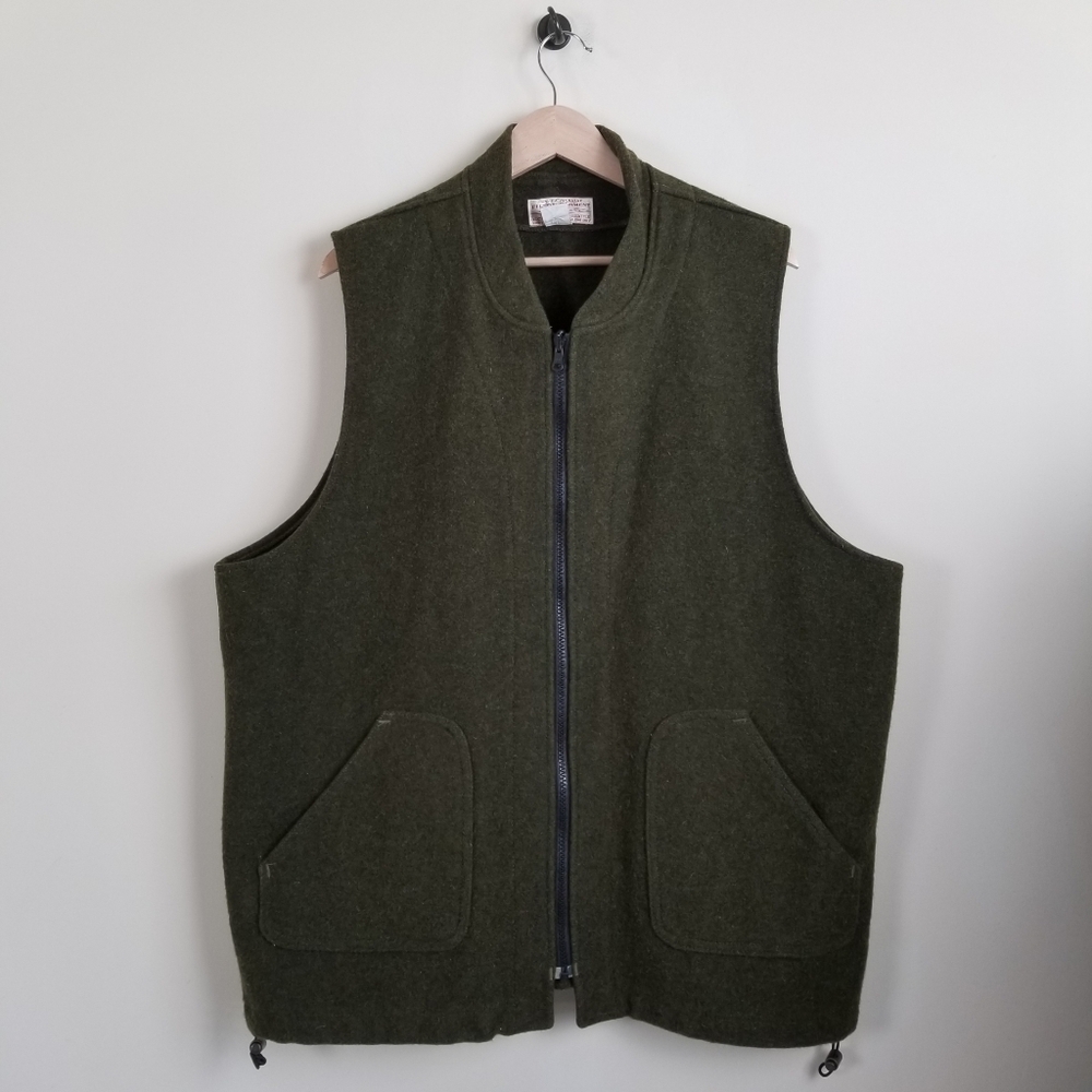 Filson Wool Vest Olive Green XXL